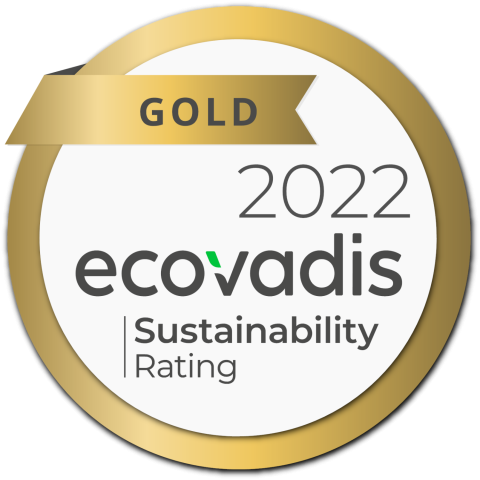 Ecovadis gold standard award