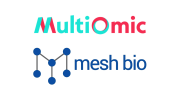 Multiomic & Mesh Bio joint logo